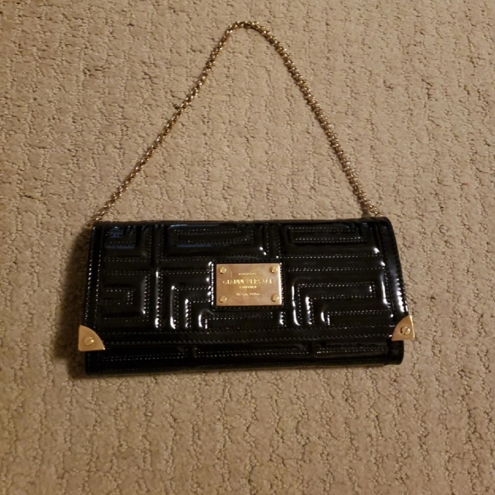 Versace wallet with strap